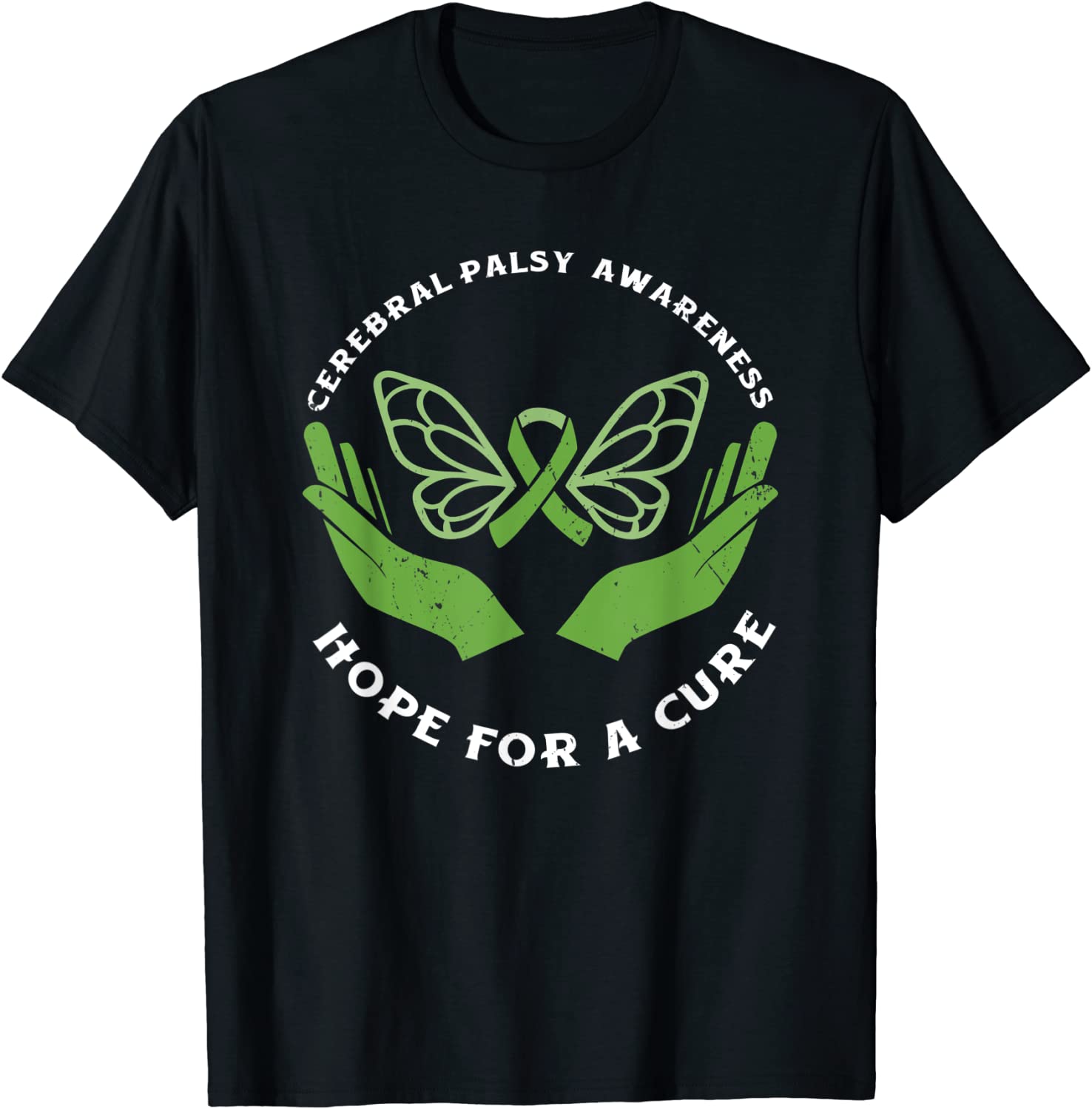 Cerebral Palsy Awareness Month Hope Brain Damage CP Unisex T-Shirt