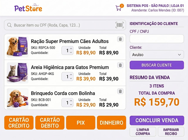 PetShop - Visão Gestor