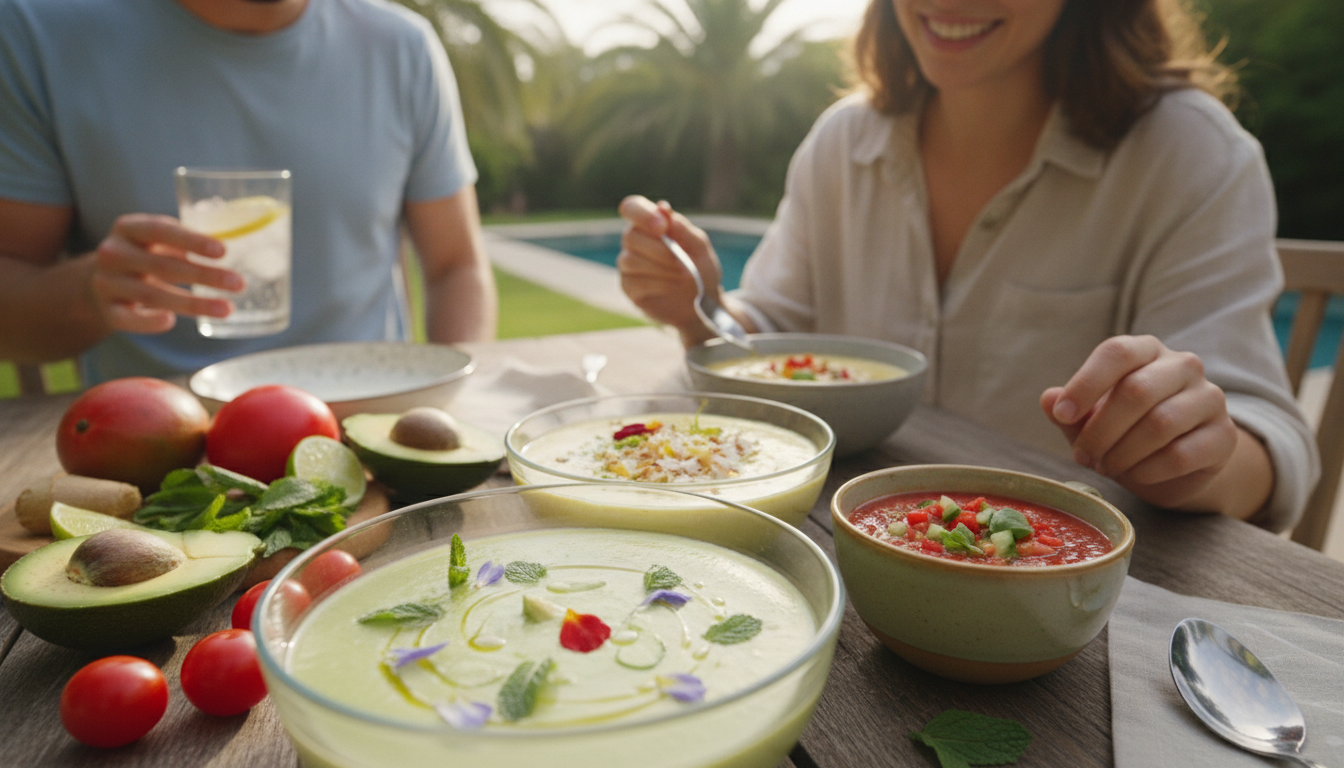 Cremas frías y sopas refrescantes: Los clásicos renovados | Recetas saludables sin horno para el verano