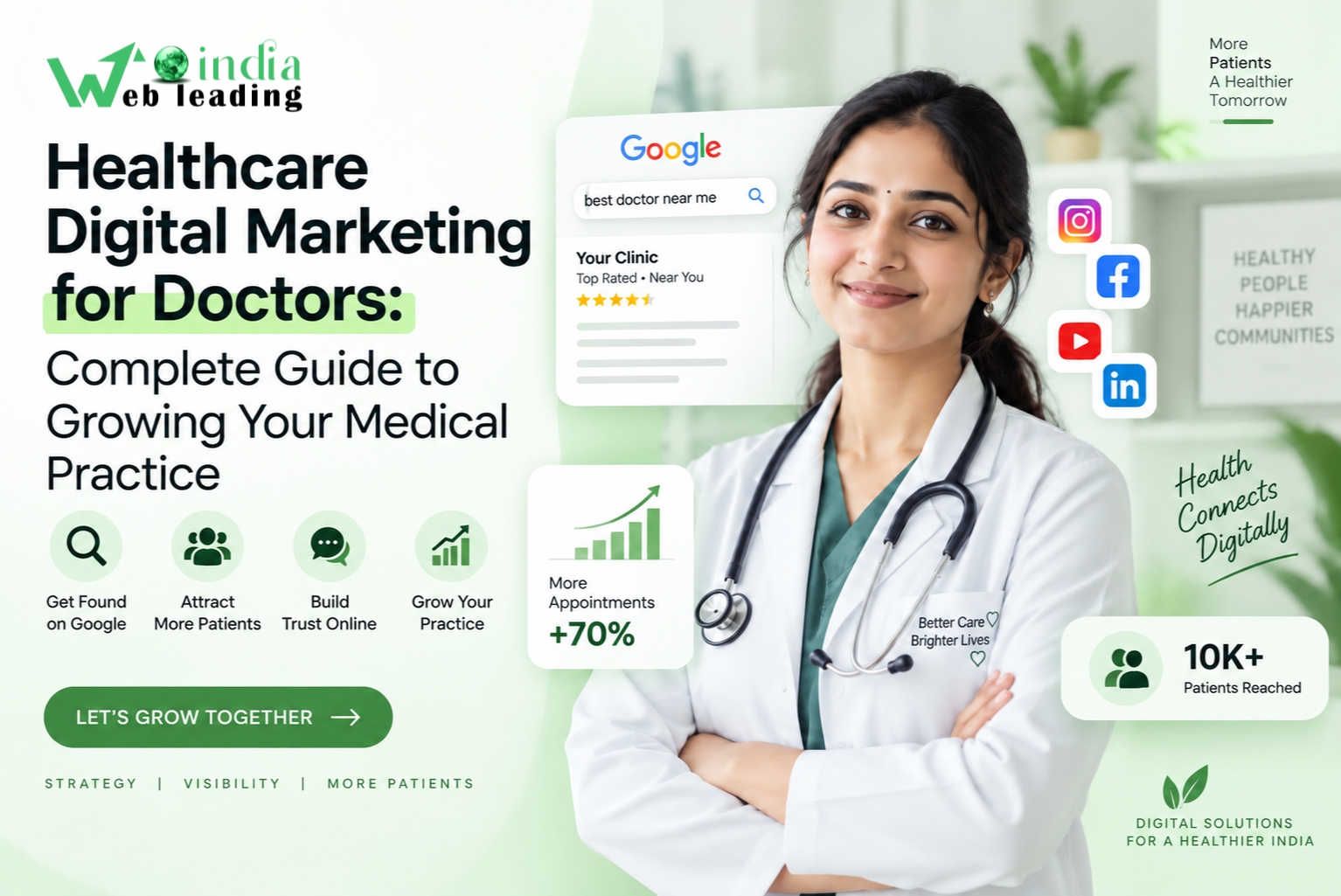 Healthcare Digital Marketing for Doctors: Complete Guide to Growing Your Medical Practice