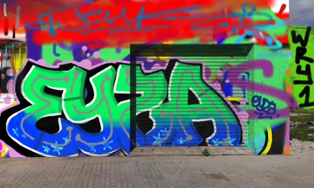 Graffiti artwork by eyza