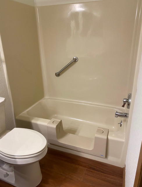 Custom accessible bathroom remodel by Accessible Bath Solutions
