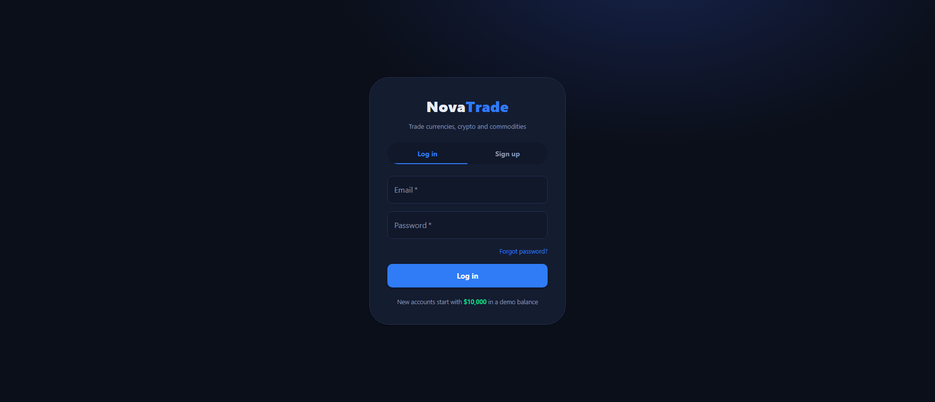 Gespeicherte Aufnahme von nova-market.trade