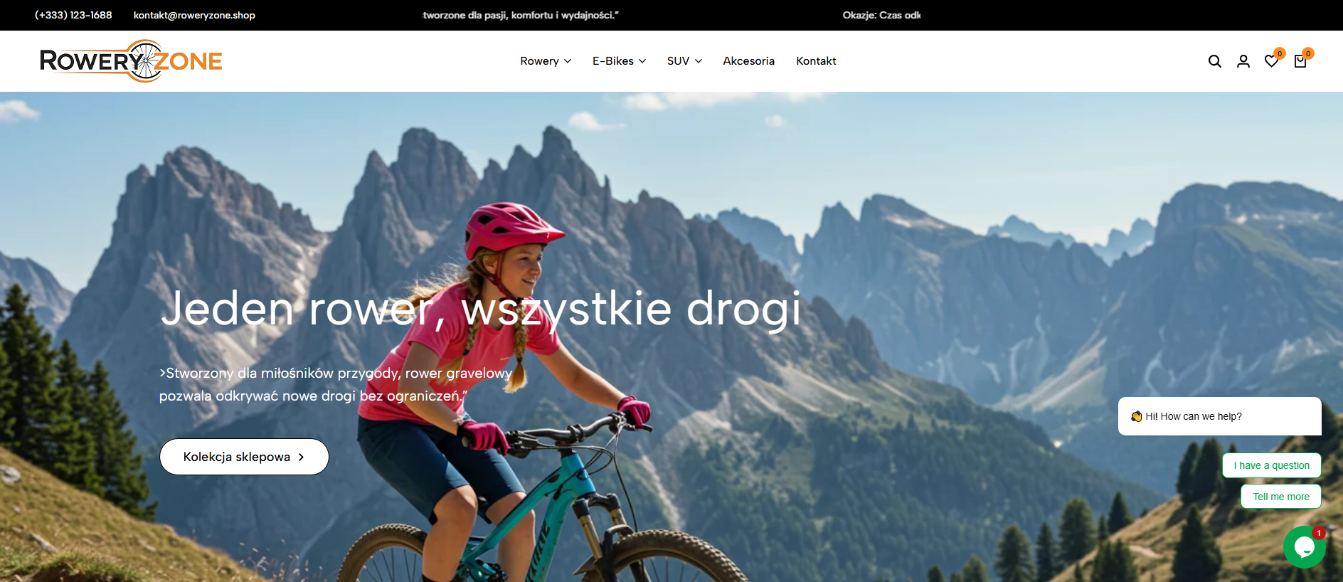 Stored capture of roweryzone.shop