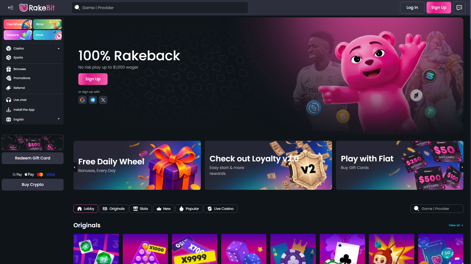 Screenshot of rurakebit.com