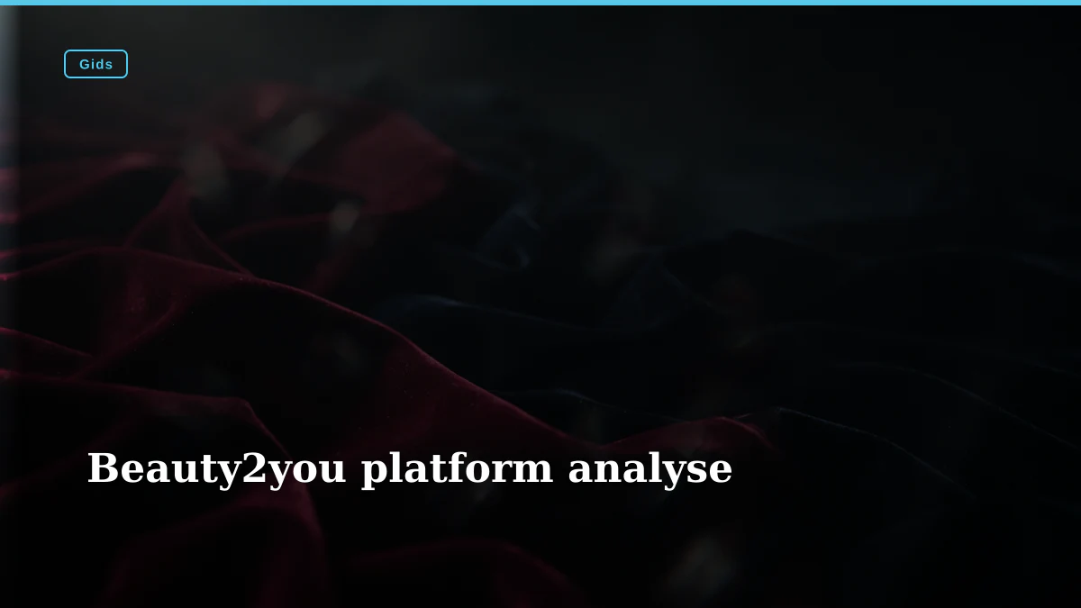 Beauty2you platform analyse