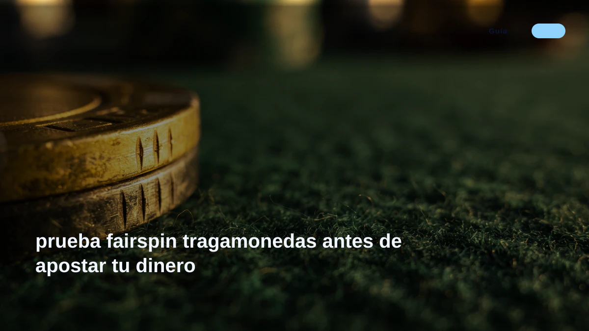 prueba fairspin tragamonedas antes de apostar tu dinero 1 prueba fairspin tragamonedas antes de apostar tu dinero