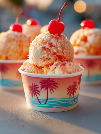 Bahama Mama Ice Cream (No-Churn)