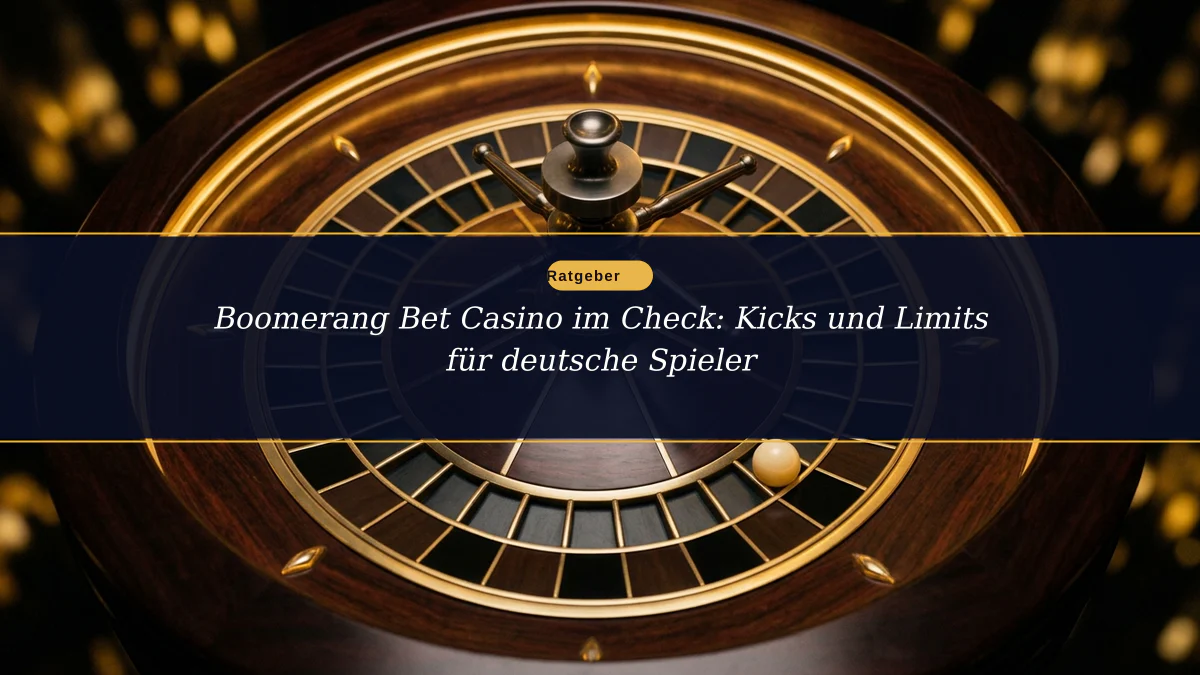 Boomerang Bet Casino im Check: Kicks und Limits für deutsche Spieler
