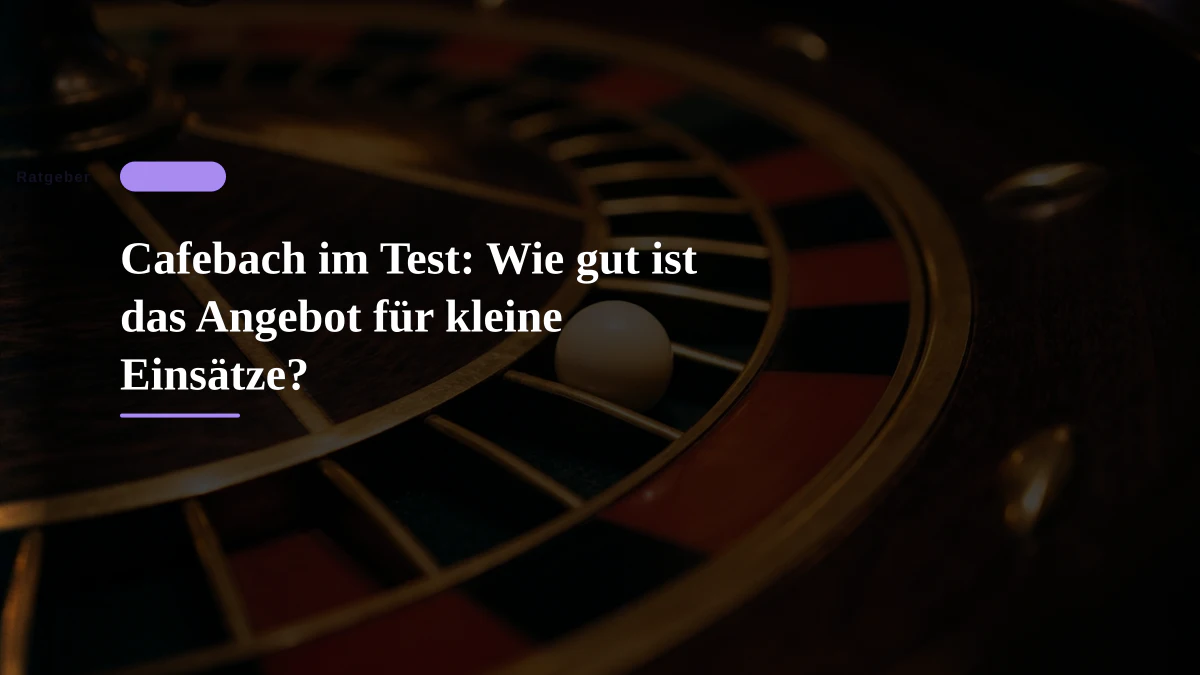 Cafebach im Test: Wie gut ist das Angebot für kleine Einsätze?