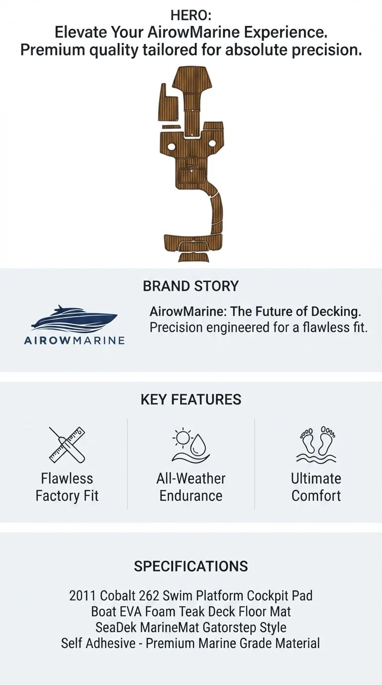 2011-cobalt-262-swim-platform-cockpit-eva-foam-teak-deck-mat detail