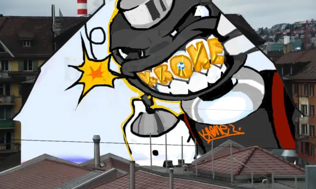 Graffiti artwork by aloer