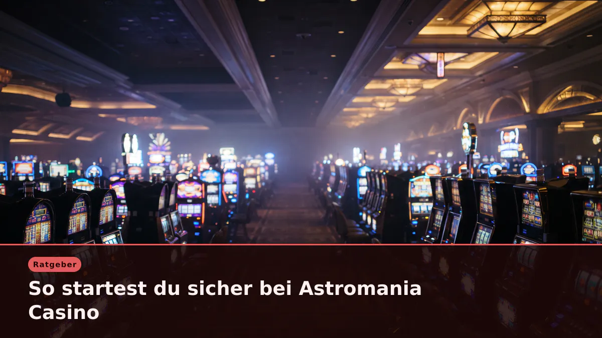So startest du sicher bei Astromania Casino