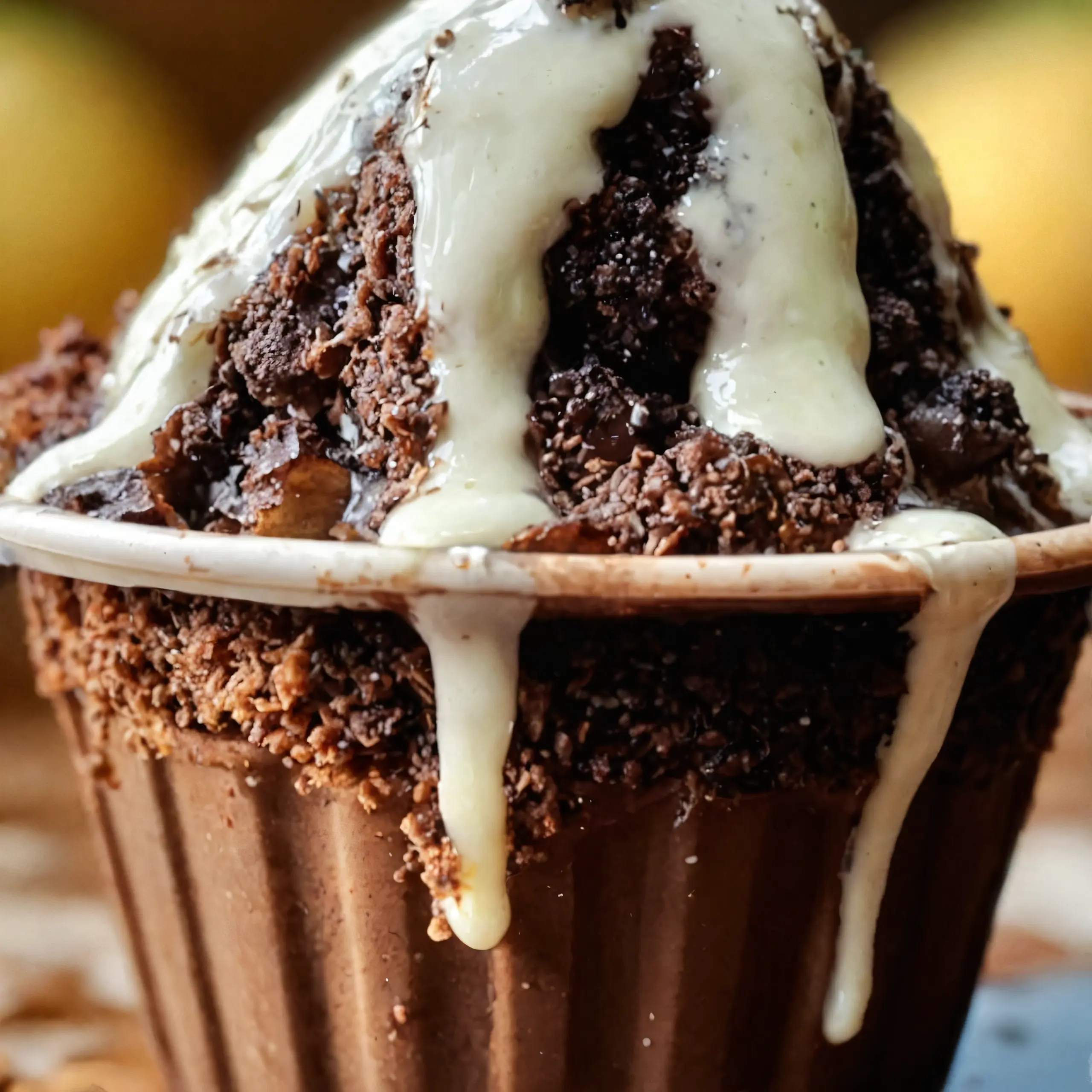 Mikrowellen-Brownie im Becher für sofortige Freude