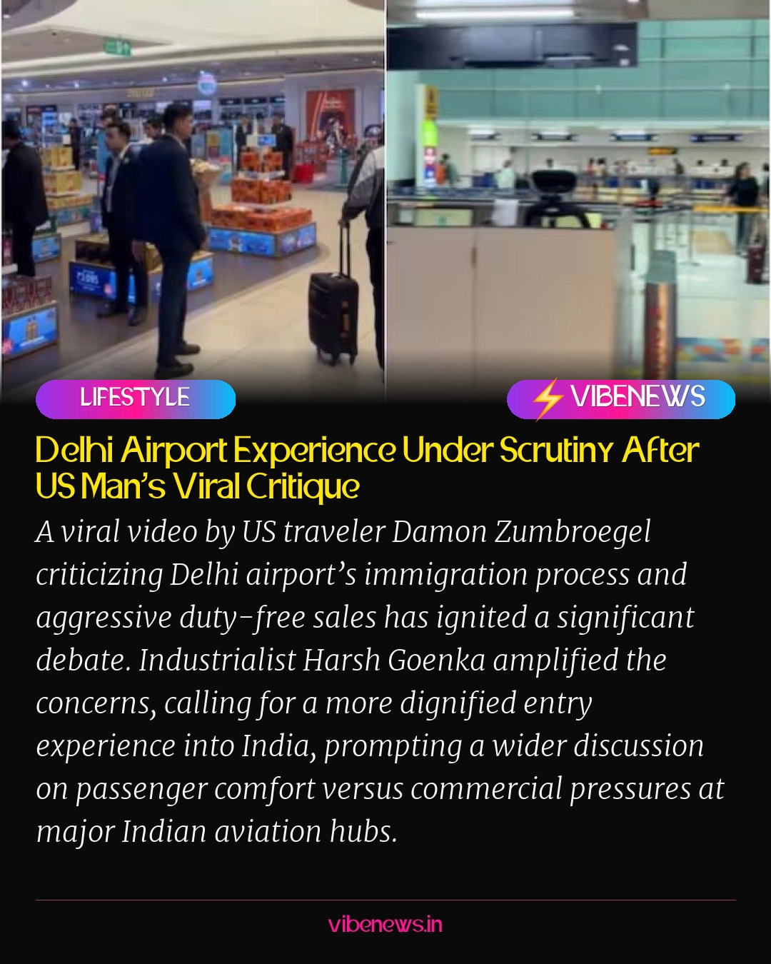 Delhi Airport Experience Under Scrutiny After US Man’s Viral Critique