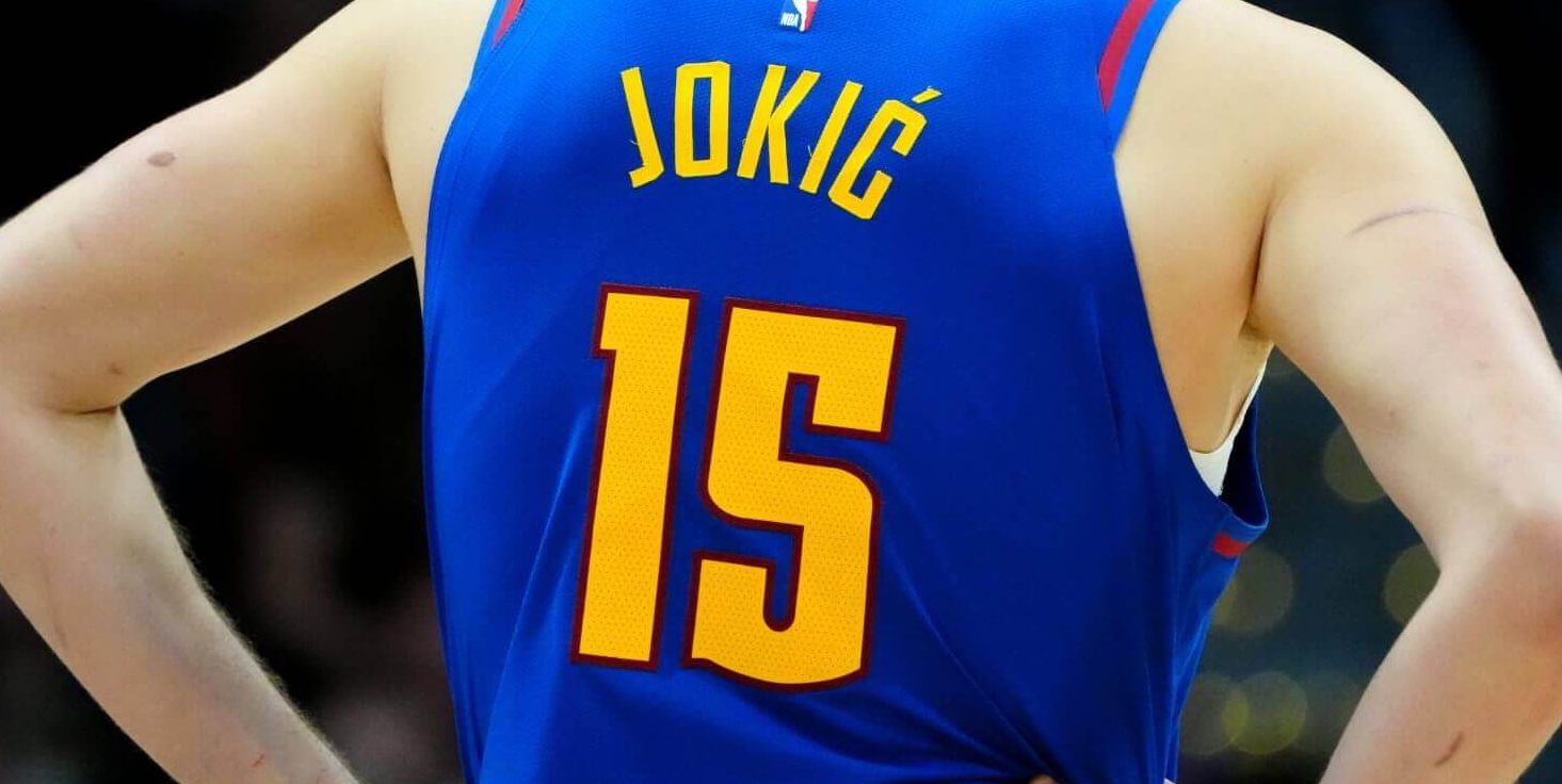 The Nuggets' Nikola Jokić.