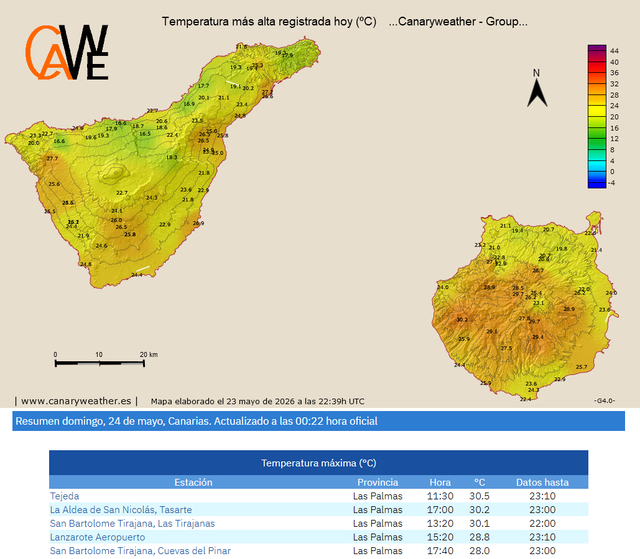 mapa termico max TF GC C
