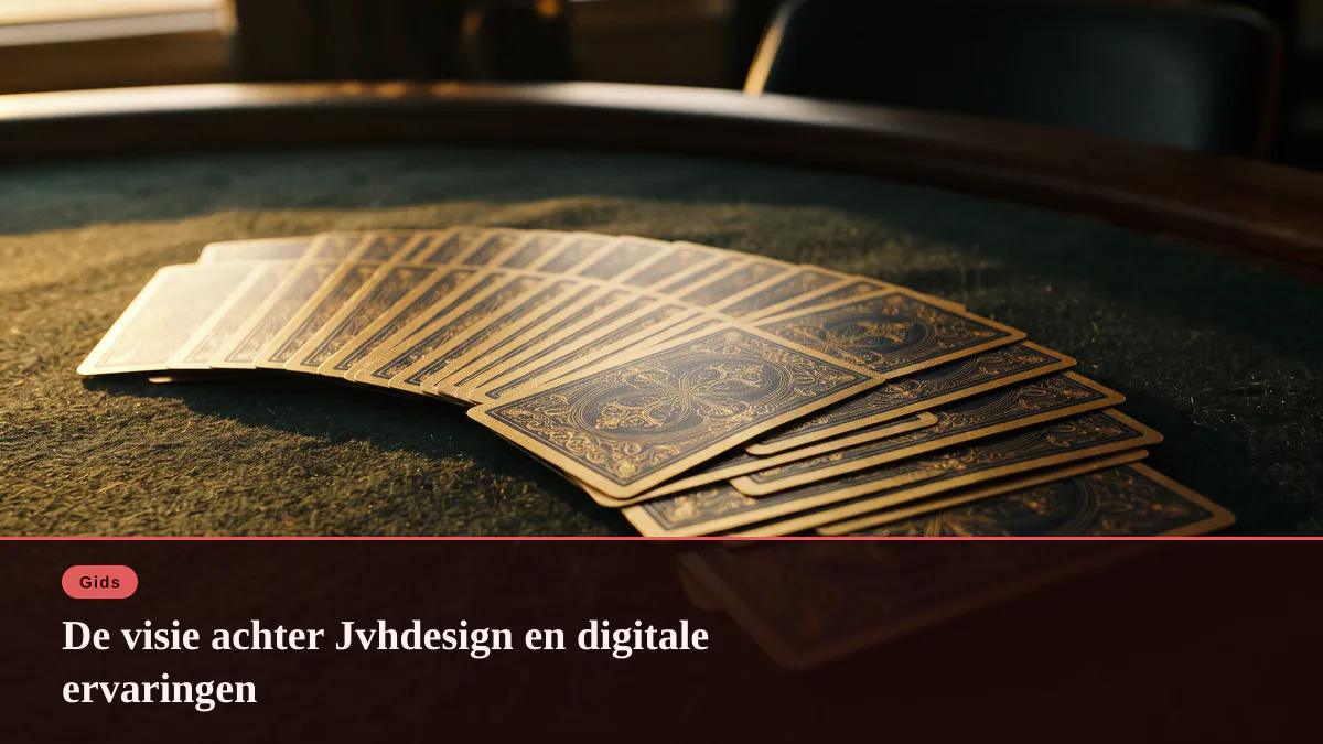 De visie achter Jvhdesign en digitale ervaringen