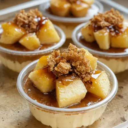 Caramel Apple Dessert Cups