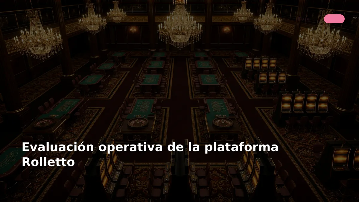 Evaluación operativa de la plataforma Rolletto