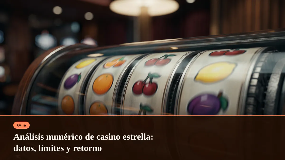 Análisis numérico de casino estrella: datos, límites y retorno
