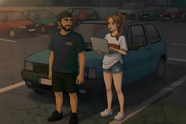 Mulher no Notebook