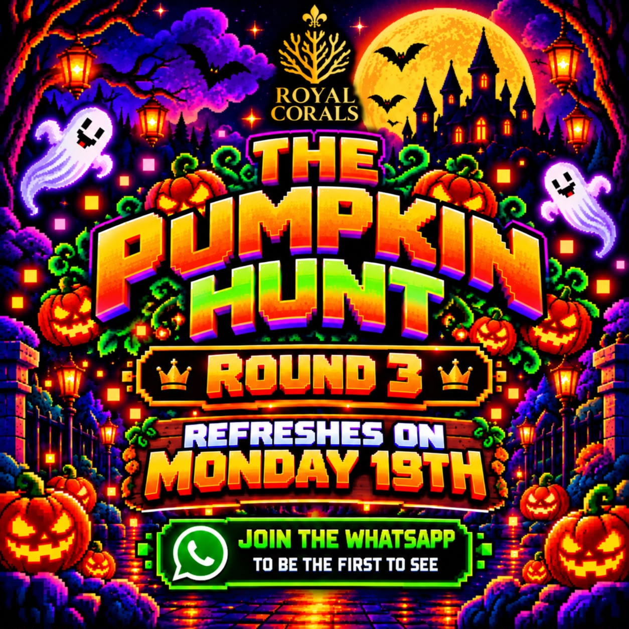 Royal Corals Pumpkin Hunt