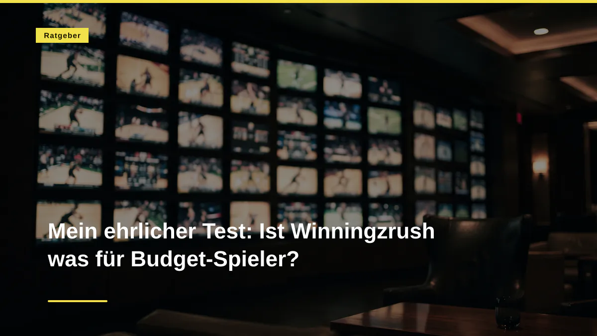 Mein ehrlicher Test: Ist Winningzrush was für Budget-Spieler?