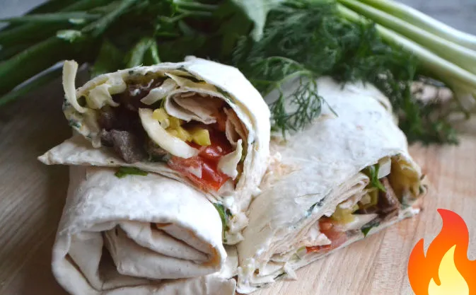 Фото Шаурма с говядиной