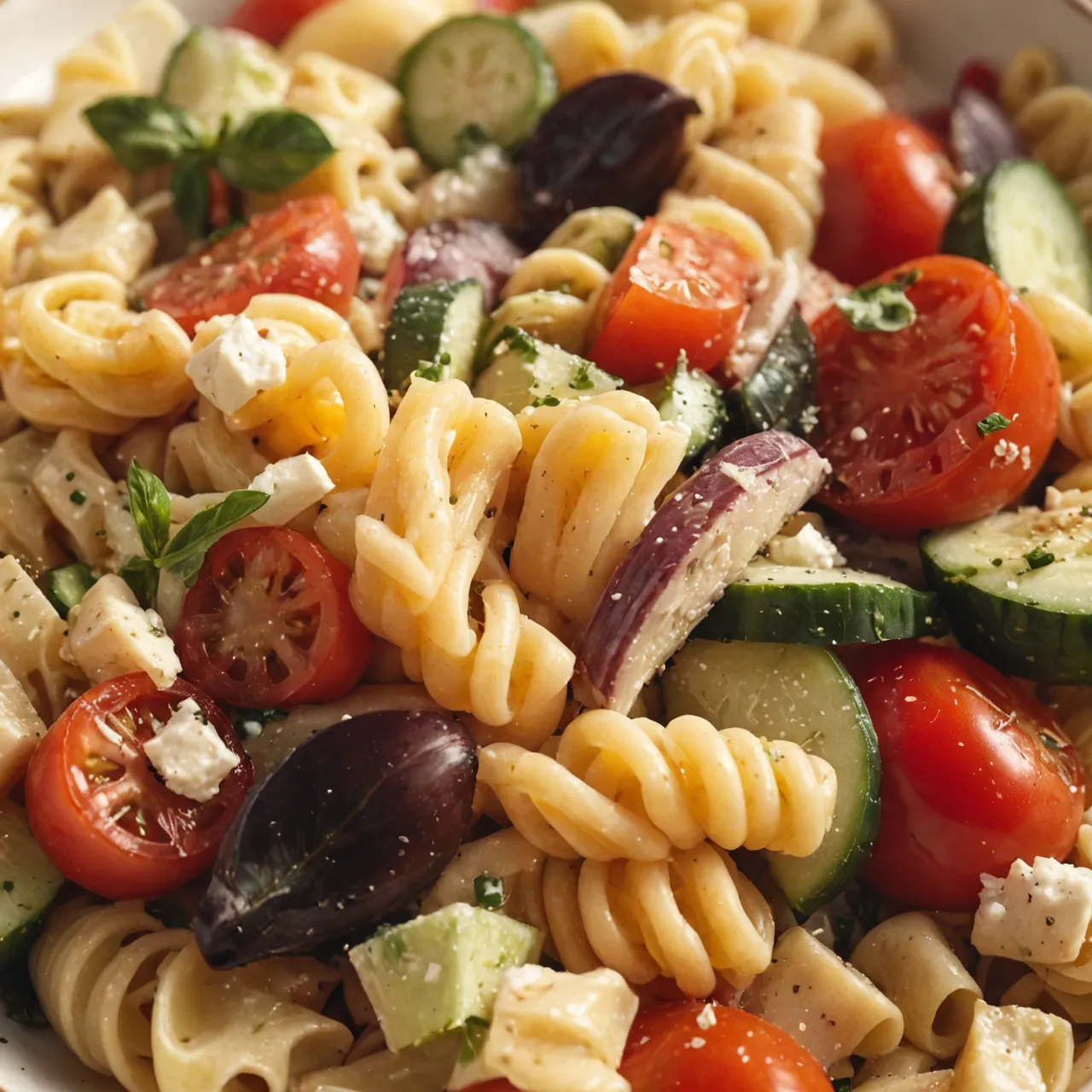 Easy One-Pan Pasta Salad