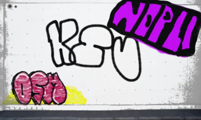 Graffiti artwork by NOPLI