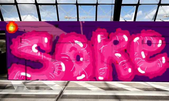 Graffiti artwork by Sore95