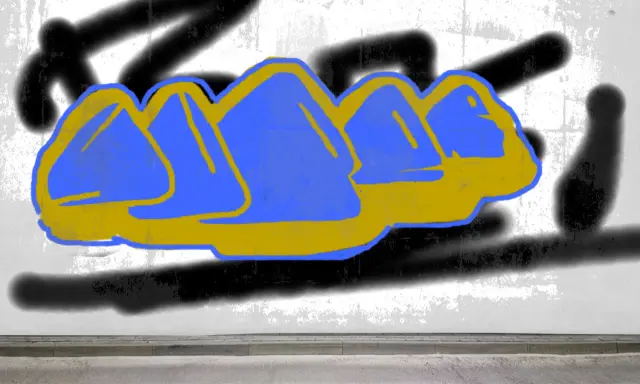 Graffiti artwork by super