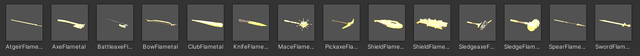 Flametal-Weapons