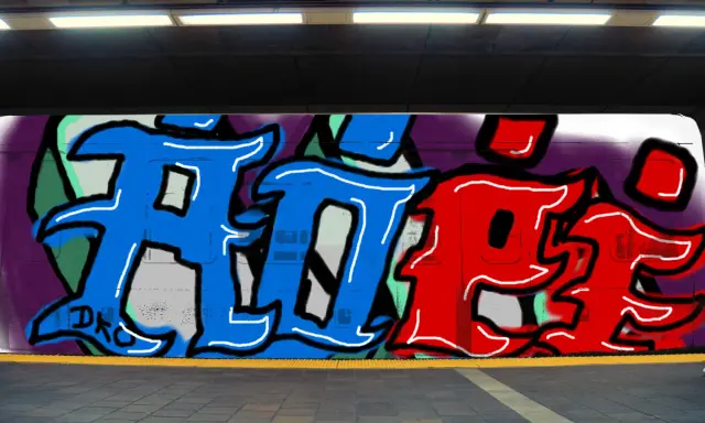 Graffiti artwork by rope12