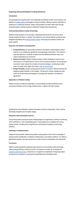 Exploring-Advanced-Radiant-Cooling-Solutions