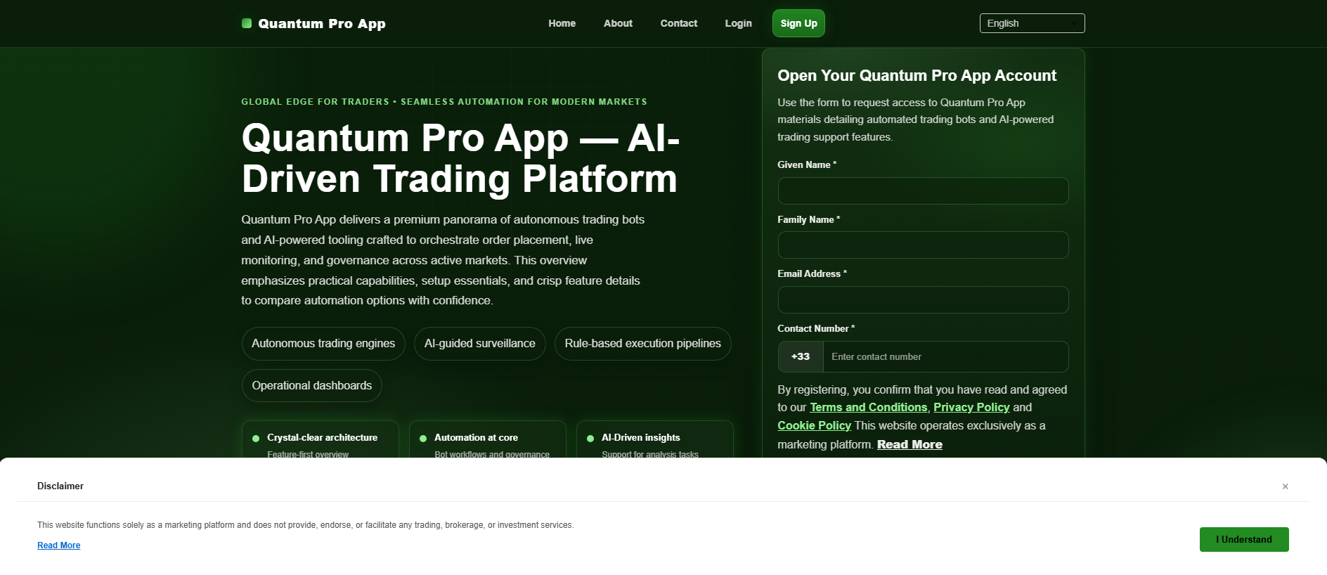 Stored capture of quantumpro-app.pro
