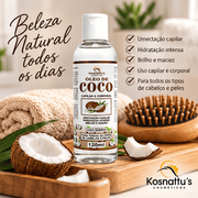 OLEO CAPILAR E CORPORAL 120ML COCO - KOSNATTUS - foto 4