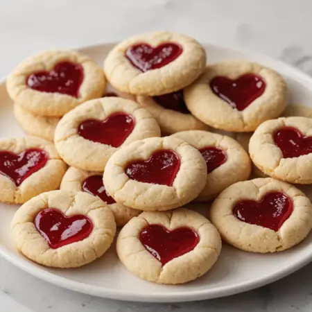 Try Thumbprint Heart Cookies for a Special Treat!