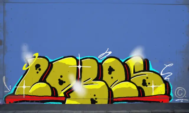 Graffiti artwork by LPBER