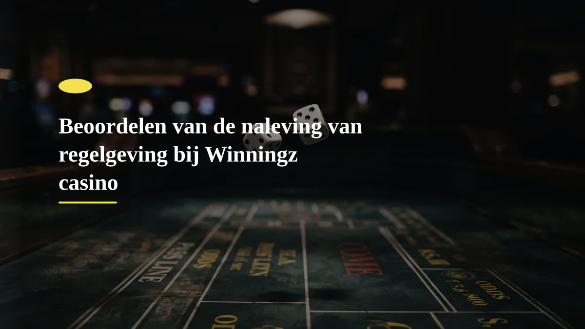 Beoordelen van de naleving van regelgeving bij Winningz casino