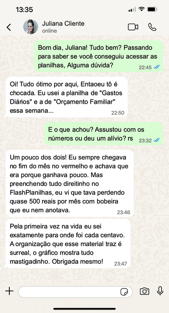 Depoimento WhatsApp 2