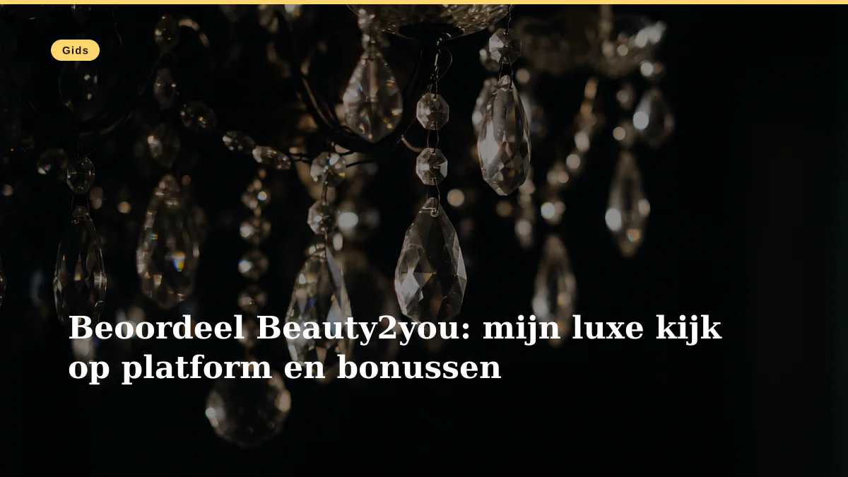 Beoordeel Beauty2you: mijn luxe kijk op platform en bonussen