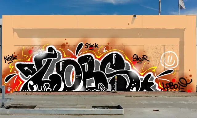 Graffiti artwork by LPBER