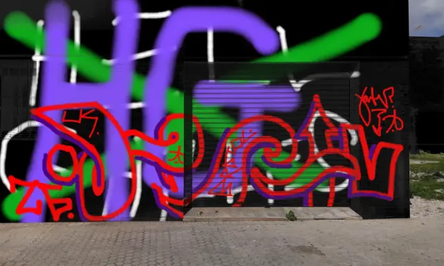 Graffiti artwork by xertv