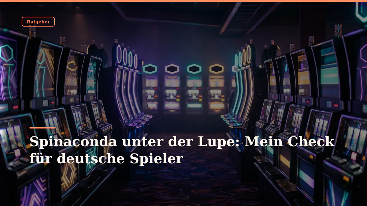Spinaconda unter der Lupe: Mein Check für deutsche Spieler