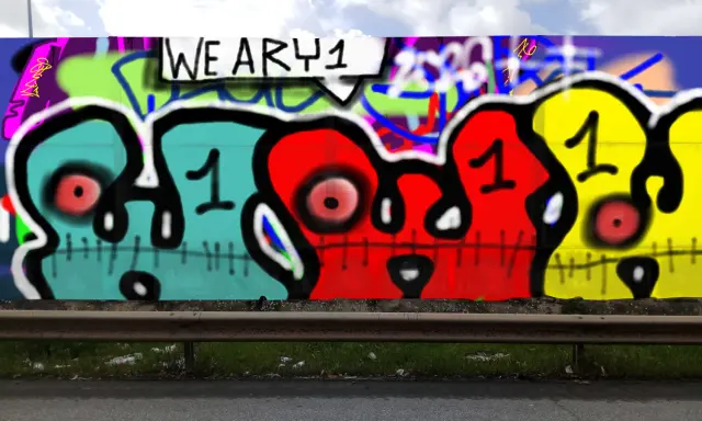 Graffiti artwork by DECAY
