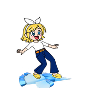 Kagamine Rin on Winged Star SMB