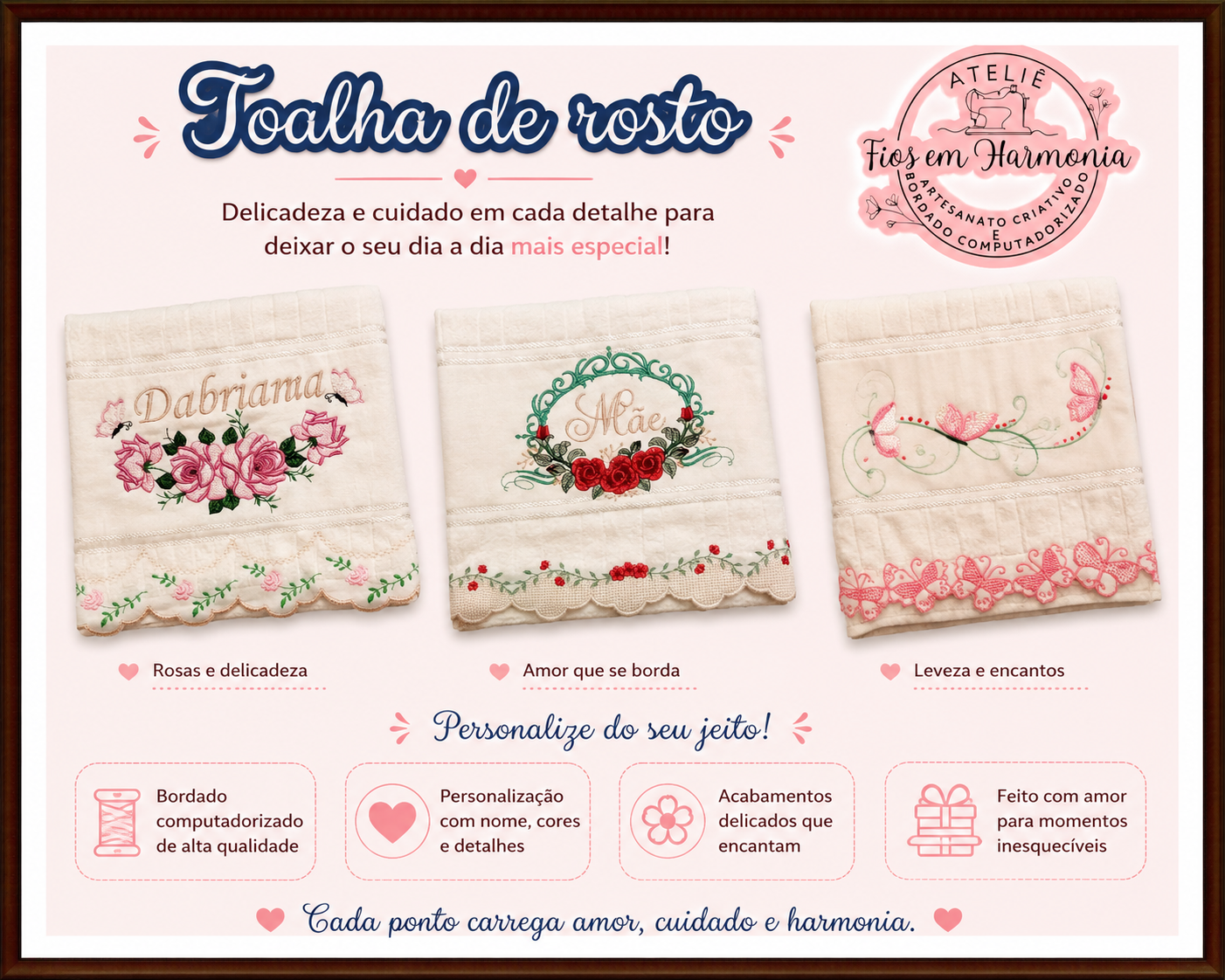 Toalha de Rosto