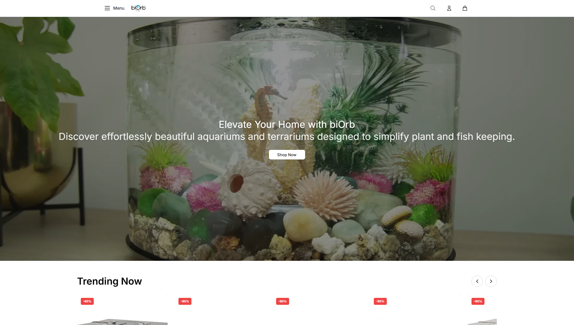 Primary capture · biorbpets.shop